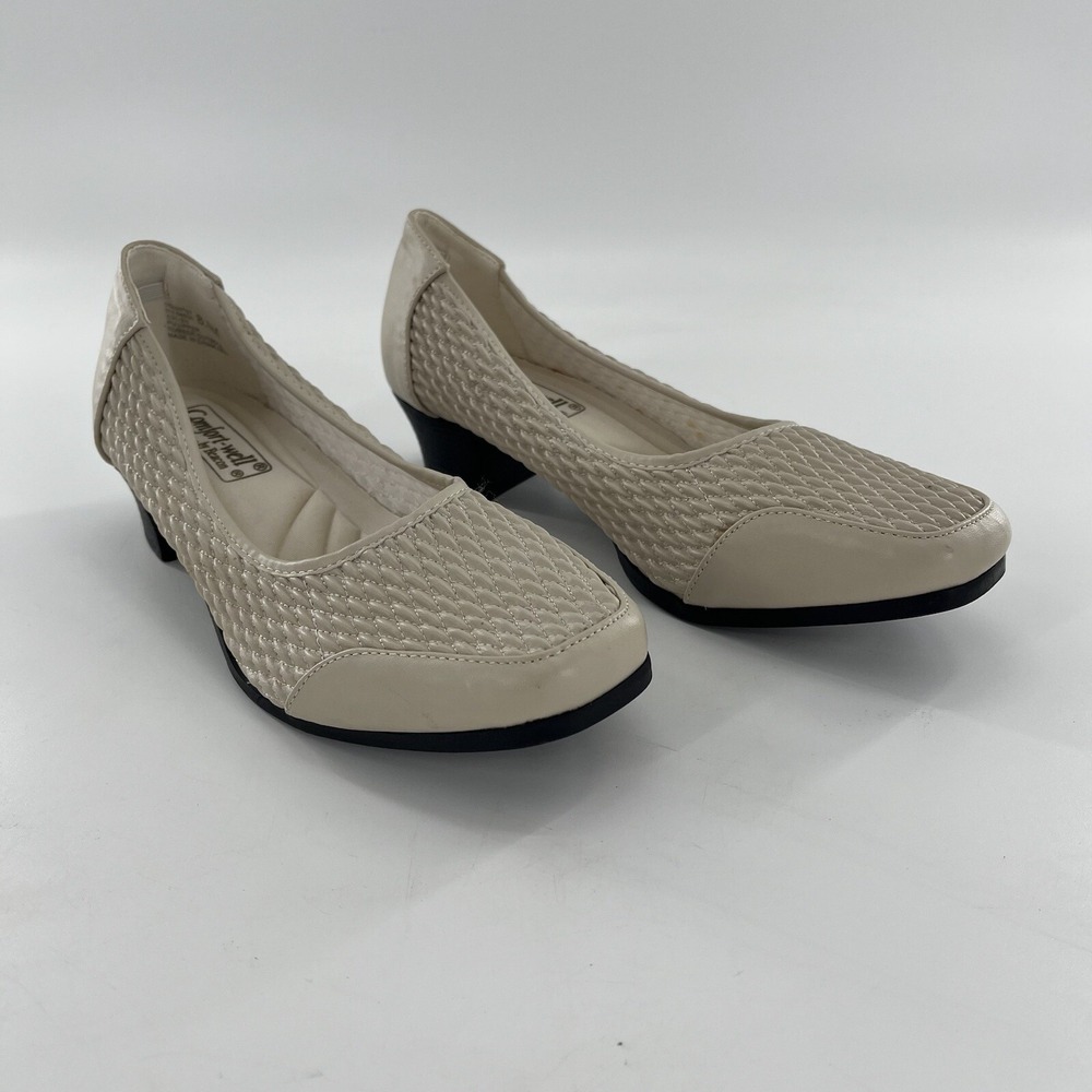 Comfort Well Beacon Stretch N Form Slip On Shoes 8.5M Nude‎ Beige Low Heel Pump